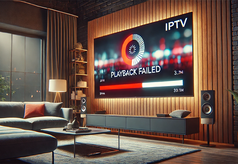 Common Causes of IPTV Playback Failed Errors and How to Fix Them